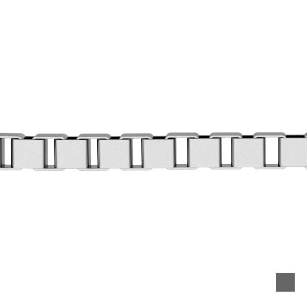 Łańcuszek metraż - typu Kostka*srebro AG 925*KV 015 4L 0,8 mm