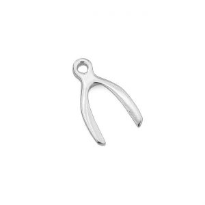 Zawieszka - kość życzeń*srebro AG 925*CHARM 113 8,4x14,1 mm