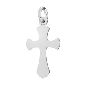 Zawieszka z kółkiem - krzyż*srebro AG 925*LK-0312 - 0,50 10,9x22 mm