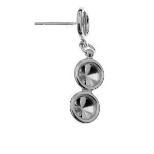 Kolczyk sztyft modułowy - baza do Rivoli*srebro AG 925*KLSG ver.2 OKSV 1122 ver.4 6 mm x3 (1122 SS 29)