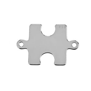 Zawieszka łącznik - puzzel*srebro AG 925*BL-0204 - 0,40 13,5x19,7 mm