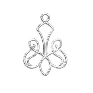 Zawieszka ażurowa*srebro AG 925*ODL-00042 17x23,5 mm