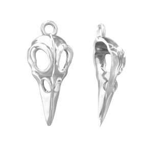 Zawieszka - ptasia czaszka*srebro AG 925*ODL-00066 8,8x20 mm
