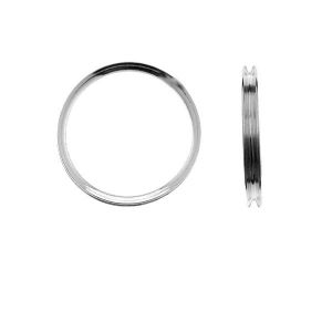 Obrączka do Apoxie - baza*srebro AG 925*RING 012 - 1,50 3x17,5 mm