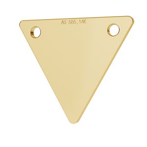Trójkąt blaszka złoto 14K LKZ-00581 - 0,30 mm