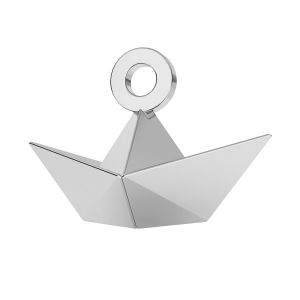 Zawieszka - łódka origami*srebro AG 925*ODL-00207 9x11,5 mm