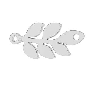 Zawieszka łącznik - gałązka*srebro AG 925*LK-0689 - 0,50 7,6x16,3 mm