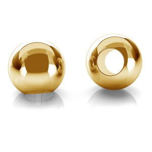 Kulka przelotowa zaciskowa 2,5mm 14K zloto P2LZ 2,5 F:1,2 Kulka przelotowa zaciskowa 2,5mm 14K zloto P2LZ 2,5 F:1,2