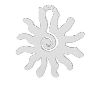 Zawieszka - talizman słońce*srebro AG 925*LK-0781 - 0,50 17,3x17,7 mm