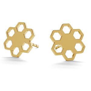 Kwiatki kolczyki sztyft złoto 14K LKZ-00668 KLS - 0,30 mm Kwiatki kolczyki sztyft złoto 14K LKZ-00668 KLS - 0,30 mm