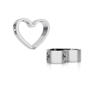 Zawieszka - celebrytka - serce*srebro AG 925*ODL-00236 11,1x13,3 mm