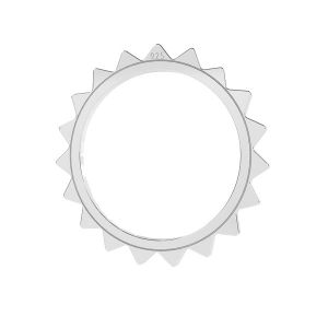Zawieszka ażurowa - słońce*srebro AG 925*LK-1201 - 0,50 17,6x17,6 mm