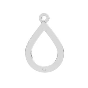 Zawieszka - łza*srebro AG 925*LK-1203 - 0,50 10,4x15,5 mm