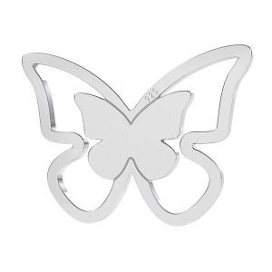 Srebrny motyl zawieszka, srebro 925, LK-1273 - 0,50