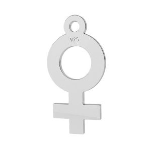 Symbol kobiety przywieszka, ze srebra 925, LK-1308 - 0,50