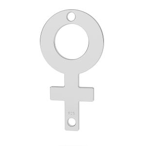 Symbol kobiety łącznik przywieszka, ze srebra 925, LK-1309 - 0,60