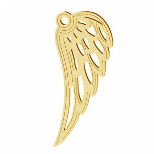 Zawieszka skrzydła anioła, ze złota 14K, LKZ-01305 - 0,30