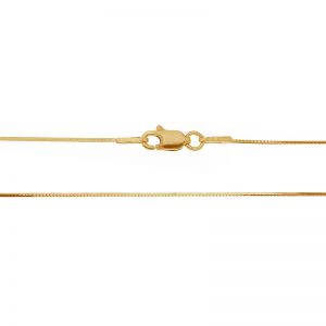 Złoty łańcuszek typu Snake z zamkiem*złoto AU 585*SG-SN 020 DC8L 45 cm