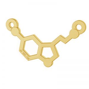 Serotonina zawieszka łącznik złoto 14K, LKZ-06061 - 0,30