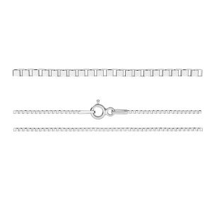 Łańcuszek typu Kostka z zamkiem*srebro AG 925*KV 015 4L (40 cm)