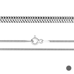 Łańcuszek typu ogon węża z zamkiem*srebro AG 925*CSTD 1,2 (40 cm)
