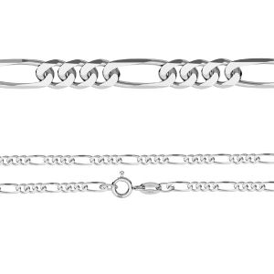 Łańcuszek typu Figaro z zamkiem*srebro AG 925*FD  70 (40 cm)