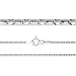 Łańcuszek typu Coreana z zamkiem*srebro AG 925*CORD 1,5 40-75 cm