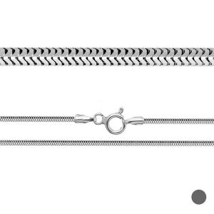 Łańcuszek typu ogon węża z zamkiem*srebro AG 925*CSTD 1,4 40 cm