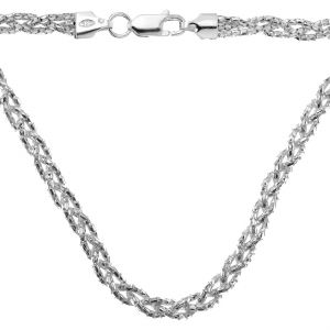 Łańcuszek typu Coreana - plecionka z zamkiem*srebro AG 925*PLE CORD 1,5 3P 45 cm
