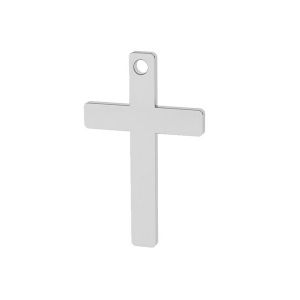 Zawieszka - prosty krzyż do grawerowania*srebro AG 925*LKM-2629 - 0,40 9,7x16,7 mm