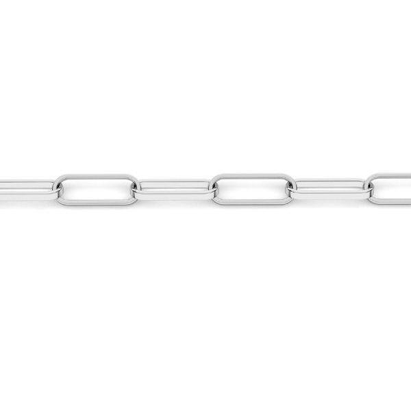 Łańcuszek metraż ręcznie składany - typu anker*srebro AG 925*AO 3x12,3 mm