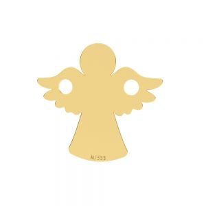 Złota zawieszka łącznik - anioł*złoto AU 333*LKZ8K-30095 - 0,30 13x13 mm
