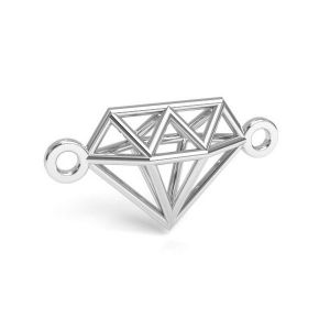 Zawieszka łącznik - diament origami*srebro AG 925*CON 1 E-PENDANT 654 9,55x17,6 mm 