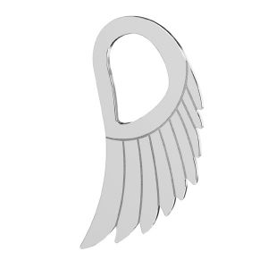 Zawieszka ażurowa - skrzydło anioła*srebro AG 925*LKM-2221 - 0,50 8,8x15 mm