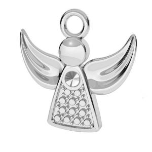 Zawieszka - anioł, baza do kryształów*srebro AG 925*ODL-00829 12x12,5 mm