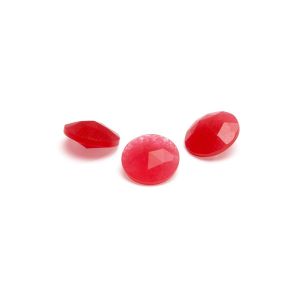 ROSECUT / RIVOLI jadeit różowy 10 MM GAVBARI, kamień półszlachetny