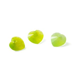 SERCE jasno zielony jadeit 10 MM GAVBARI, kamień półszlachetny