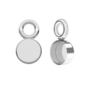 Zawieszka - miseczka do żywicy*srebro AG 925*CON 1 FMG-R - 1,80 4 mm ver.2