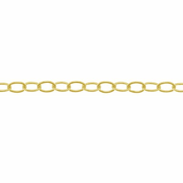 Łańcuszek metraż - typu Ankier owalny*złoto AU-585*SG-FAU 050 2,5x4 mm