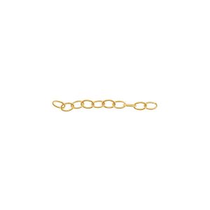 Przedłużka łańcuszkowa prosta*złoto AU 585*SG-FAU 050 2,5x4 mm - 3 cm