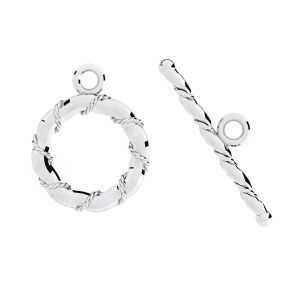 Zapięcie do bransolet typu kneblowego*srebro AG 925*ZAM 4  ZESTAW (ODL-00931 + ODL-00932)