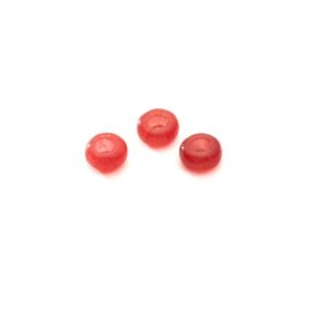 Kamień OPONKA, jadeit czerwony 2,9x6 mm GAVBARI, kamień półszlachetny