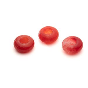 Kamień OPONKA, jadeit czerwony 5x12 mm GAVBARI, kamień półszlachetny