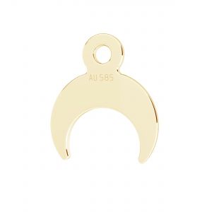 Mini zawieszka - księżyc*złoto AU 585*LKZ14K-50198 - 0,30 7,5x8,6 mm