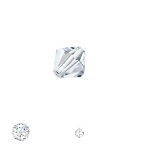 Przekładka bikon, kryształ, Rondelle Bead 4 mm crystal, PRECIOSA