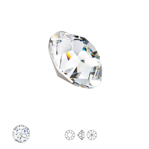 Okrągły kryształ do wklejania 6mm, Chaton MAXIMA ss29 crystal DF, PRECIOSA