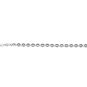 Łańcuszek metraż - typu Ankier płaszczony*srebro AG 925*AP 30 1,1 mm