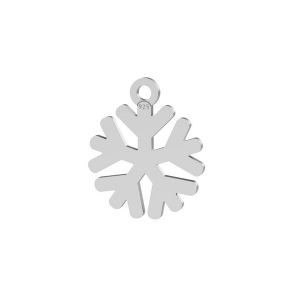 Zawieszka ażurowa - płatek śniegu*srebro AG 925*LKM-3237 - 0,50 10x12,5 mm