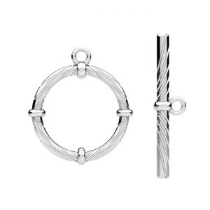 Zapięcie do bransolet typu kneblowego, toogle*srebro AG 925*ZAM 5 SET (ODL-01170 + ODL-01169)