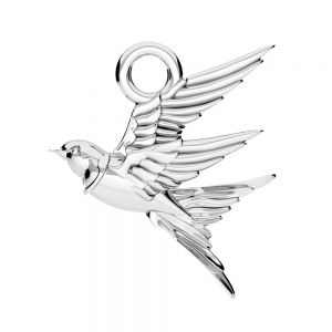 Zawieszka - jaskółka*srebro AG 925*ODL-01126 12,4x13,2 mm